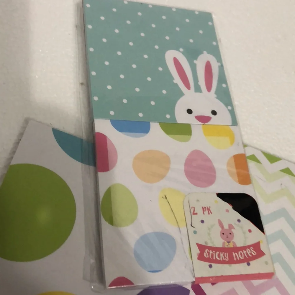 Stationary Bunny Sticky Notes bundle